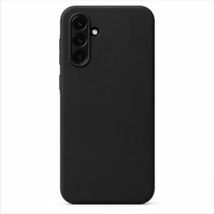 قاب سیلیکونی مشکی سامسونگ Galaxy A17 نمای پشت با پس‌زمینه سفید